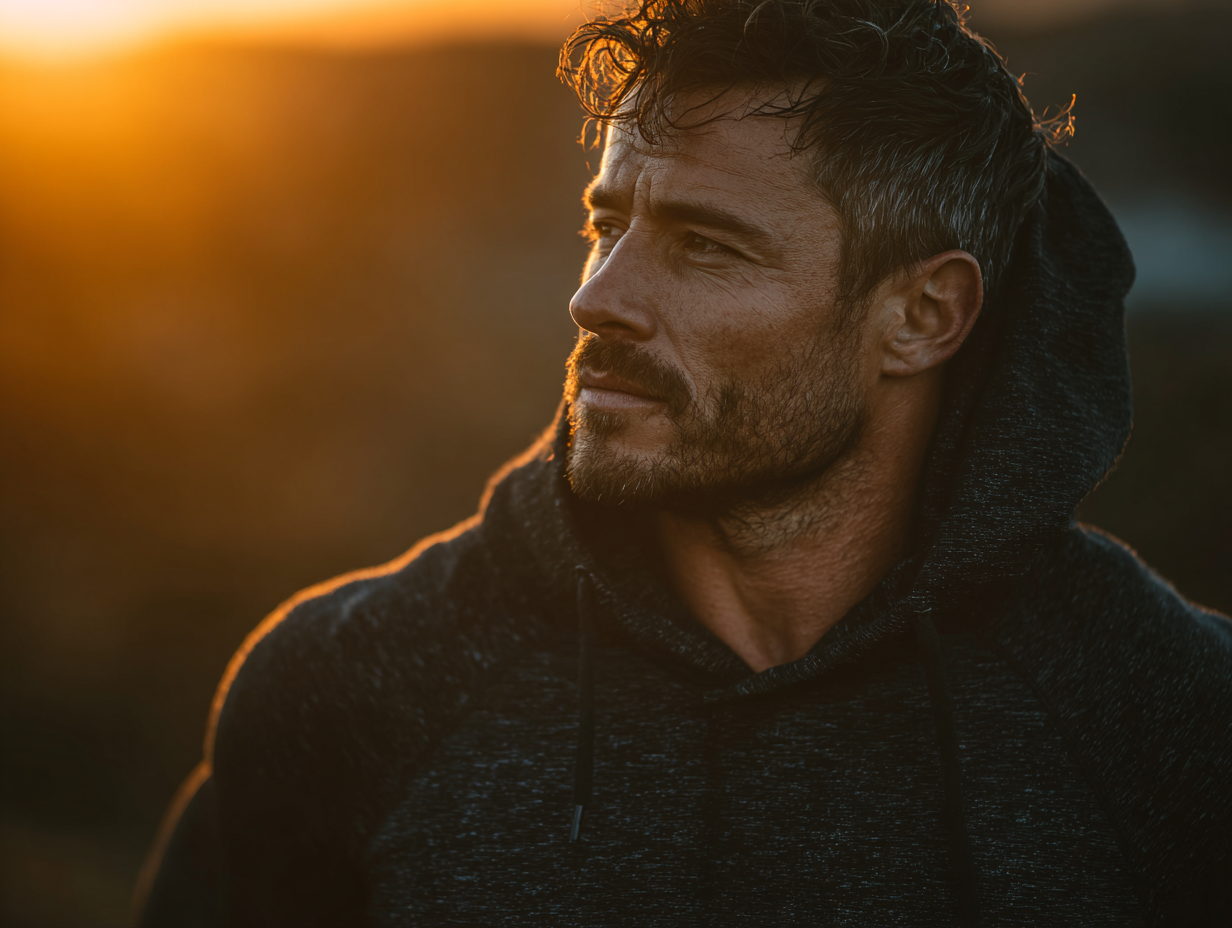 Bărbat puternic și sănătos în antrenament